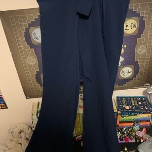 SHEIN Navy Wide Leg Pants